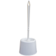 Set toaleta perie pentru WC cu suport, Lion, din plastic, alb, 36.5 x 13 CM